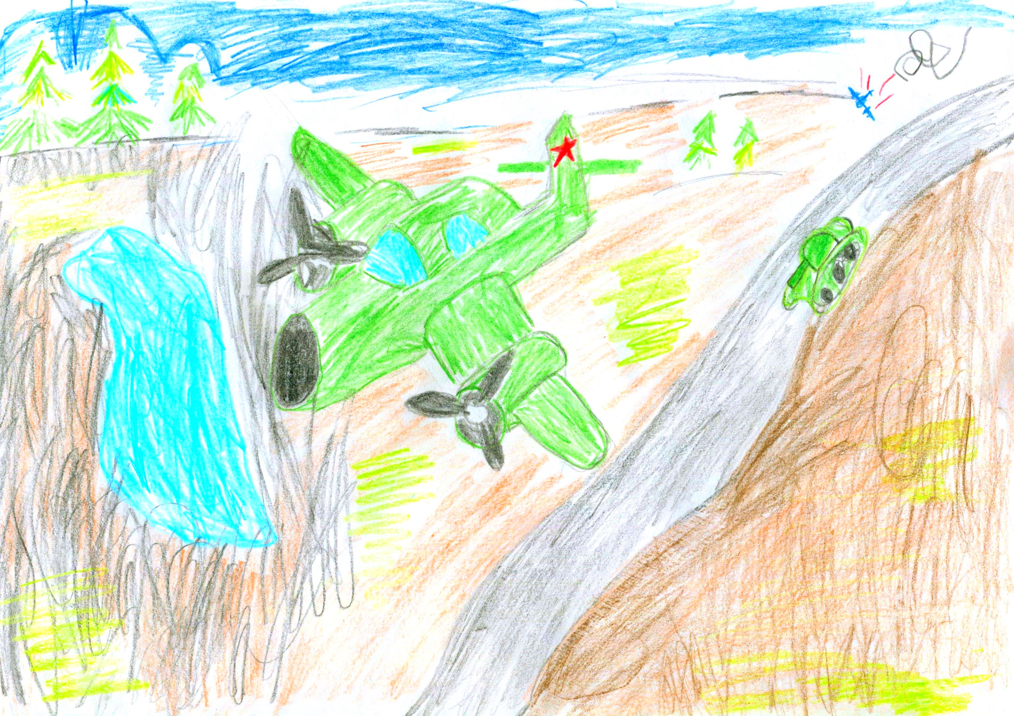 Рисунки войны для детей 7 лет